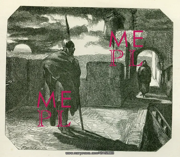  : Hamlet - scene on the battlements