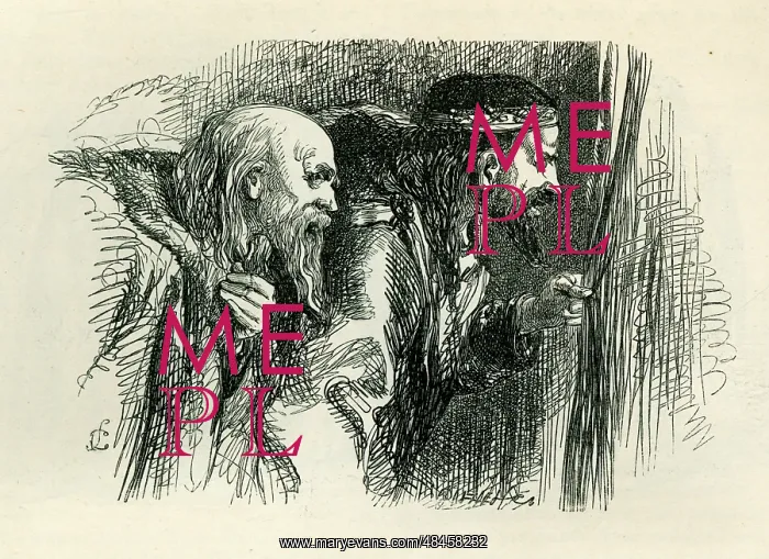 : Hamlet - Claudius and Polonius eavesdropping on Hamlet and Ophelia : Hamlet - Claudius and Polonius eavesdropping on Hamlet and Ophelia