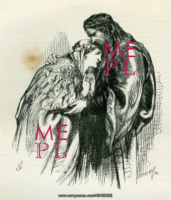  : Hamlet - Queen Gertrude and King Claudius
