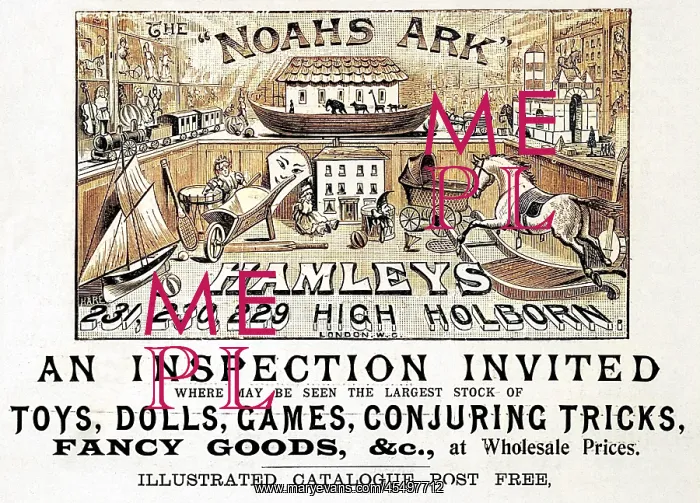 : HAMLEY'S ADVERT 1894 : HAMLEY'S ADVERT 1894