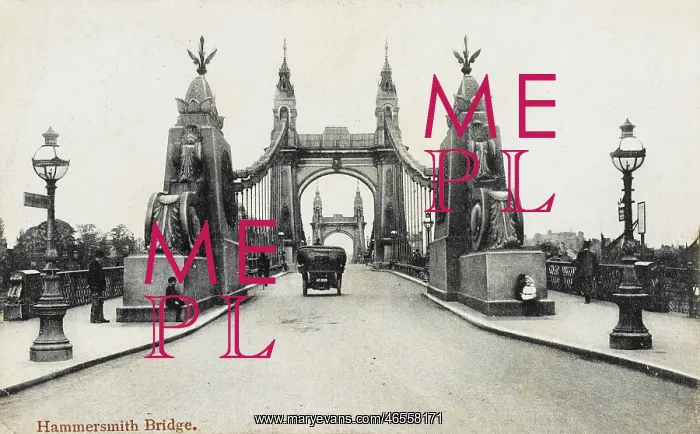 : Hammersmith Bridge, London : Hammersmith Bridge, London