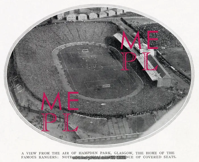 : Hampden Park, Glasgow - Aerial View : Hampden Park, Glasgow - Aerial View