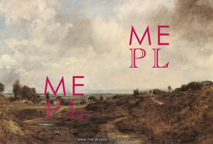 : Hampstead Heath with London in the Distance, by Constable : Hampstead Heath with London in the Distance, by Constable