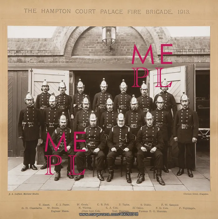 : Hampton Court Fire Brigade, 1913 : Hampton Court Fire Brigade, 1913