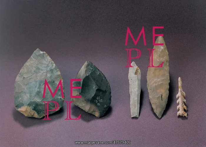 : Hand-axes, blades & harpoon : Hand-axes, blades & harpoon