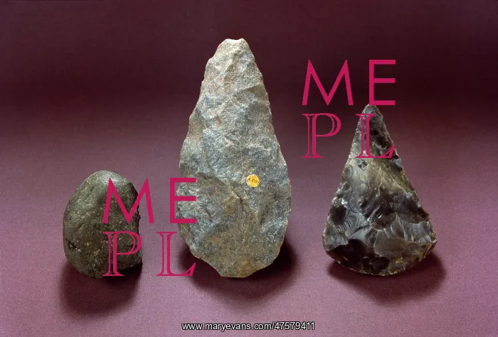 : Hand-axes & pebble tool : Hand-axes & pebble tool