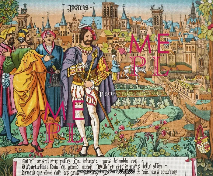 : A hand-coloured engraving by Paul Lacroix : A hand-coloured engraving by Paul Lacroix
