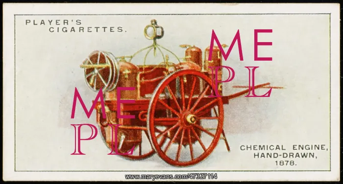 : HAND-DRAWN ENGINE / 1878 : HAND-DRAWN ENGINE / 1878
