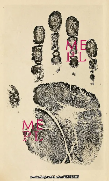 : Hand print from India. Sir William James ? : Hand print from India. Sir William James ?