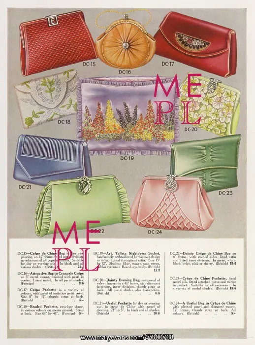 : Handbag Advert - Army - Navy : Handbag Advert - Army - Navy