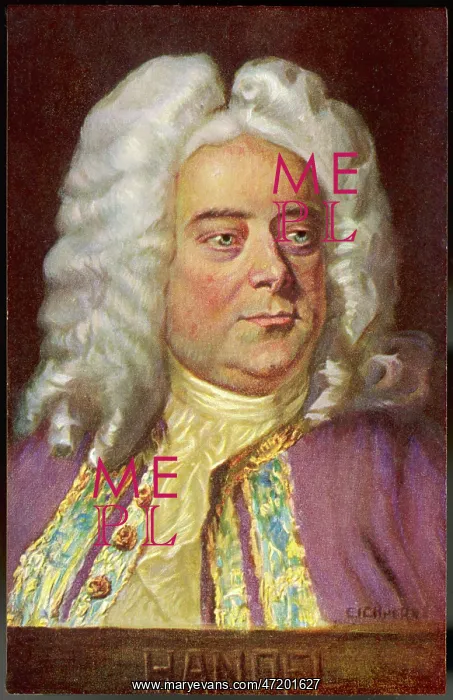  : HANDEL. GEORGE FREDERIC HANDEL (1685 - 1759), German-English musician