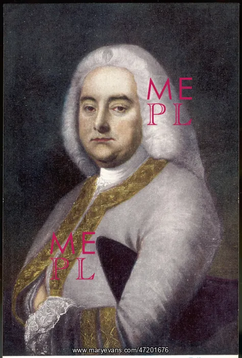  : HANDEL. GEORGE FREDERIC HANDEL (1685 - 1759), German-English musician