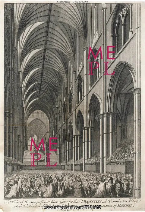 : HANDEL COMMEMORATION, Westminster Abbey : HANDEL COMMEMORATION, Westminster Abbey
