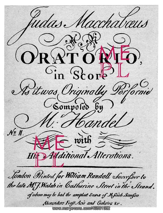: Handel, George Frederic, 23.2.1685 - 14.4.1759 : Handel, George Frederic, 23.2.1685 - 14.4.1759