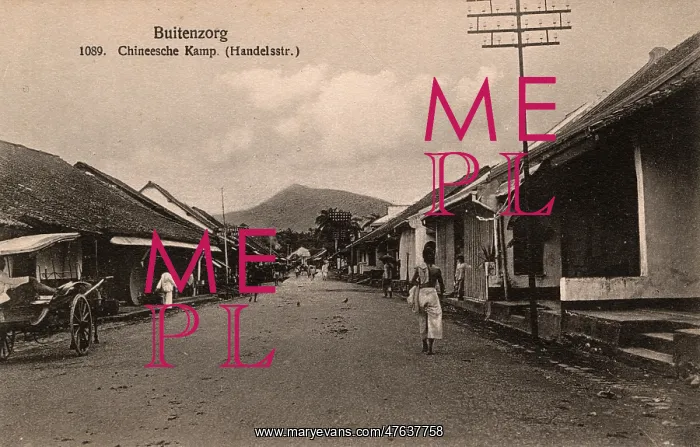 : Handelsstraat, Chinatown, Buitenzorg, West Java, Indonesia : Handelsstraat, Chinatown, Buitenzorg, West Java, Indonesia