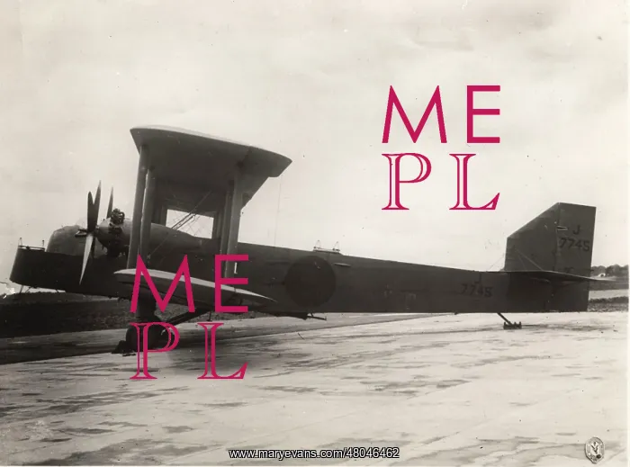 : Handley Page HP33 Hinaidi I prototype J7745 : Handley Page HP33 Hinaidi I prototype J7745
