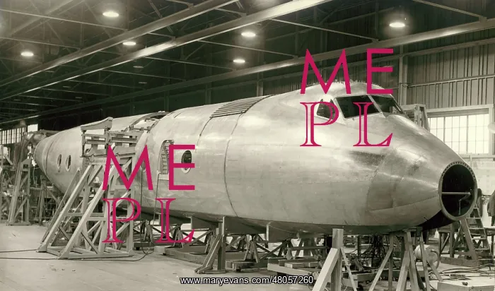 : Handley Page HPR7 Herald under construction : Handley Page HPR7 Herald under construction