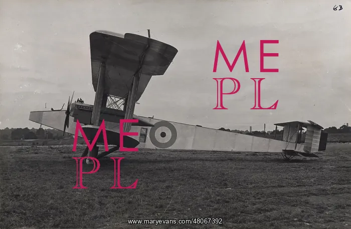 : Handley Page O / 100 third prototype 1457 at Hendon : Handley Page O / 100 third prototype 1457 at Hendon