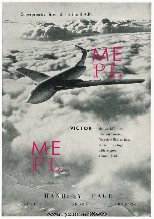 : Handley Page Victor. Superiority Strength For The RAF : Handley Page Victor. Superiority Strength For The RAF