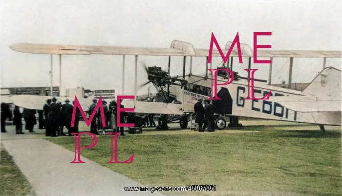 : Handley Page W8B (aft) (running-up) : Handley Page W8B (aft) (running-up)