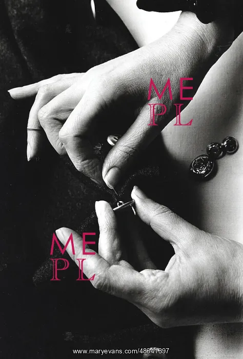 : Hands of a Chanel seamstress : Hands of a Chanel seamstress