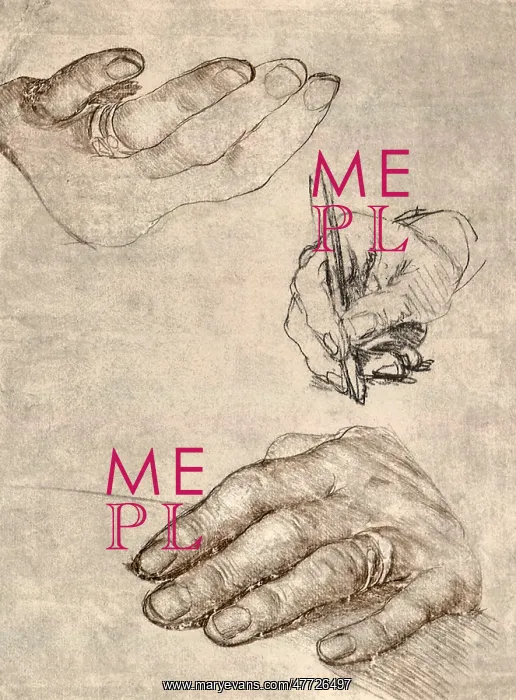 : Hands of Erasmus, by Holbein : Hands of Erasmus, by Holbein