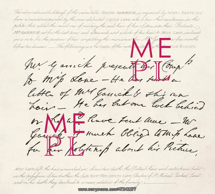 : HANDWRITING / GARRICK : HANDWRITING / GARRICK