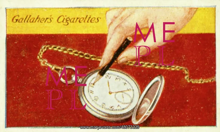 : Handy tip on a Gallaher's cigarette card : Handy tip on a Gallaher's cigarette card