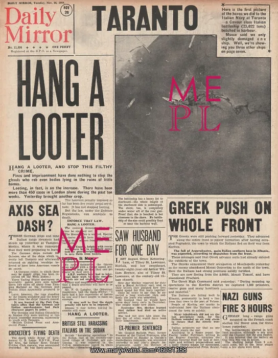 : Hang a Looter call by Daily Mirror : Hang a Looter call by Daily Mirror