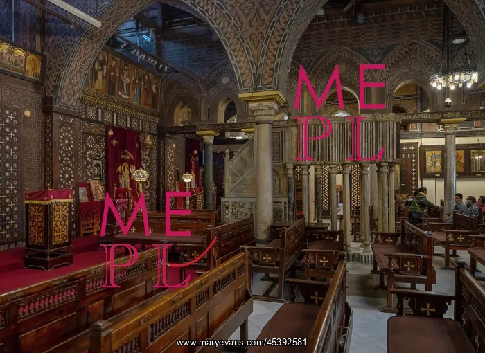 : Hanging Church, Coptic Cairo, Egypt : Hanging Church, Coptic Cairo, Egypt