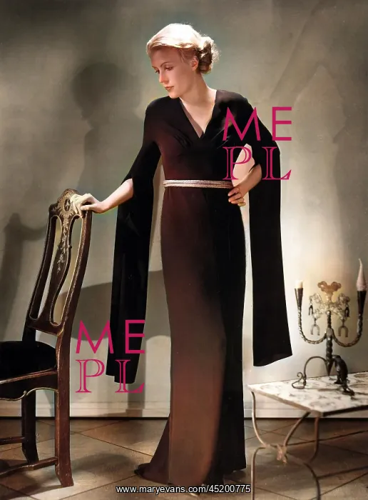 : Hanging Sleeves 1930s : Hanging Sleeves 1930s
