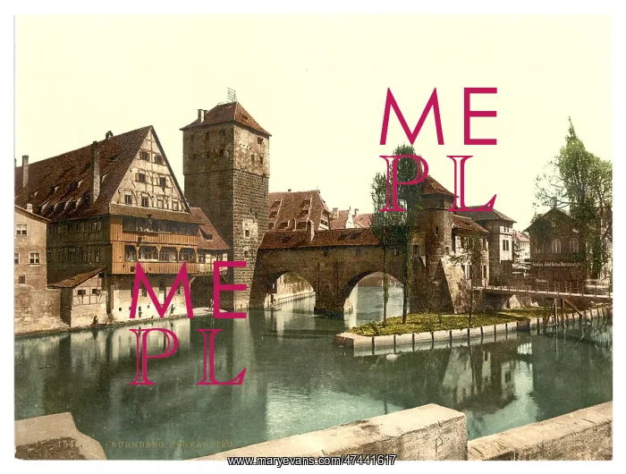 : Hangman Bridge, Nuremberg, Bavaria, Germany : Hangman Bridge, Nuremberg, Bavaria, Germany