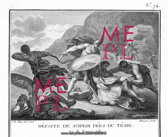 : Hannibal defeats Scipio in the Battle of Ticinus : Hannibal defeats Scipio in the Battle of Ticinus
