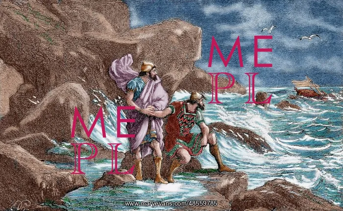 : Hanno the Navigator (c.500 BC). Engraving. Colored : Hanno the Navigator (c.500 BC). Engraving. Colored