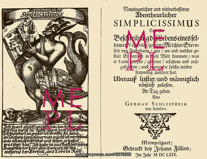 : Hans Christoffel Grimmelshausen : Hans Christoffel Grimmelshausen