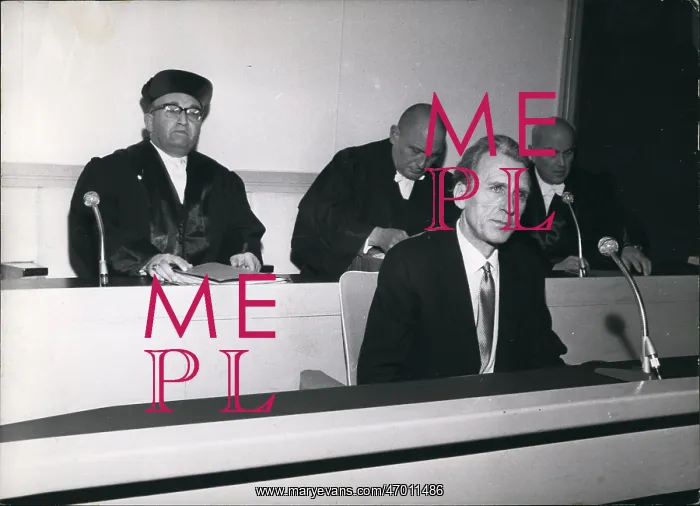 : Hans Hefelmann, official in euthanasia programme, on trial : Hans Hefelmann, official in euthanasia programme, on trial