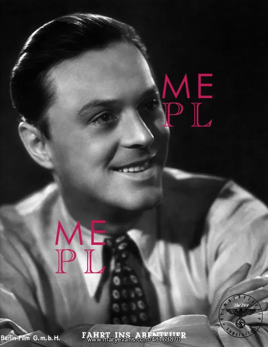 : Hans Holt, actor : Hans Holt, actor