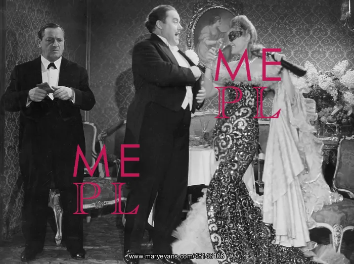: Hans Moser, Will Dohm and Marte Harell in Opera Ball, 1939 : Hans Moser, Will Dohm and Marte Harell in Opera Ball, 1939