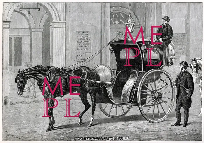 : Hansom Cab 1875 : Hansom Cab 1875