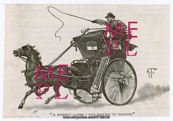 : Hansom Cab 1890s : Hansom Cab 1890s
