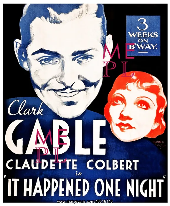 : It Happened One Night starring Clark Gable and : It Happened One Night starring Clark Gable and