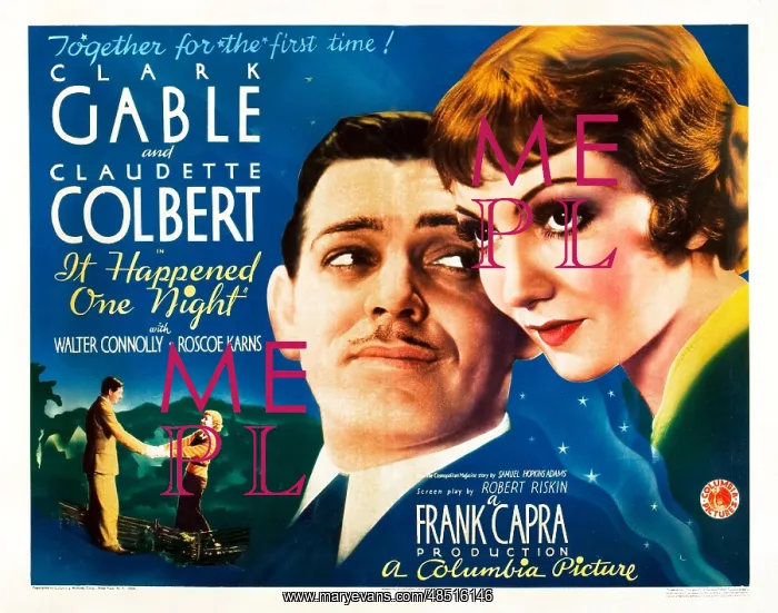 : It Happened One Night starring Clark Gable and : It Happened One Night starring Clark Gable and