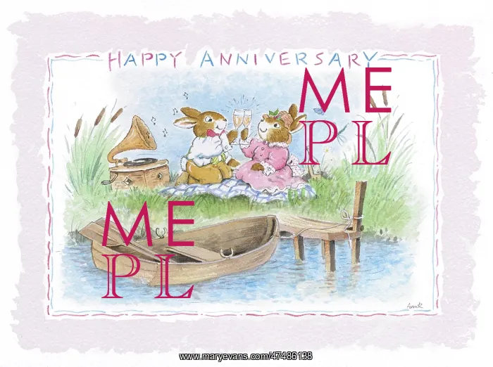 : Happy Anniversary Bunnies : Happy Anniversary Bunnies