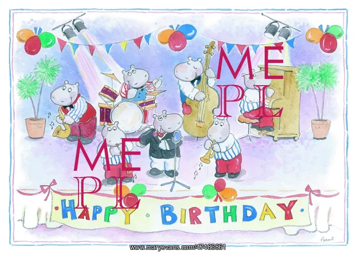 : Happy Birthday with Hippo Band : Happy Birthday with Hippo Band