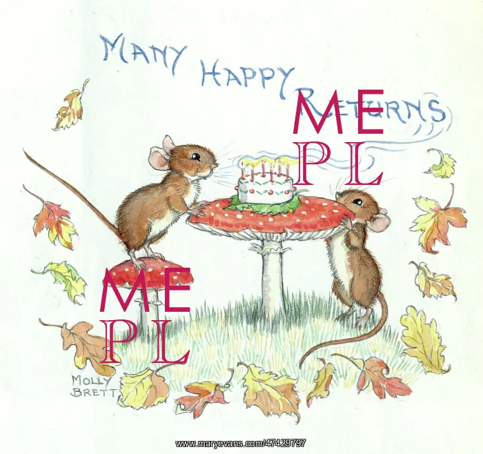 : Happy birthday mice : Happy birthday mice