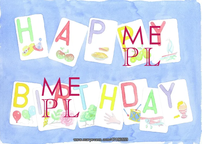 : Happy Birthday playing cards : Happy Birthday playing cards