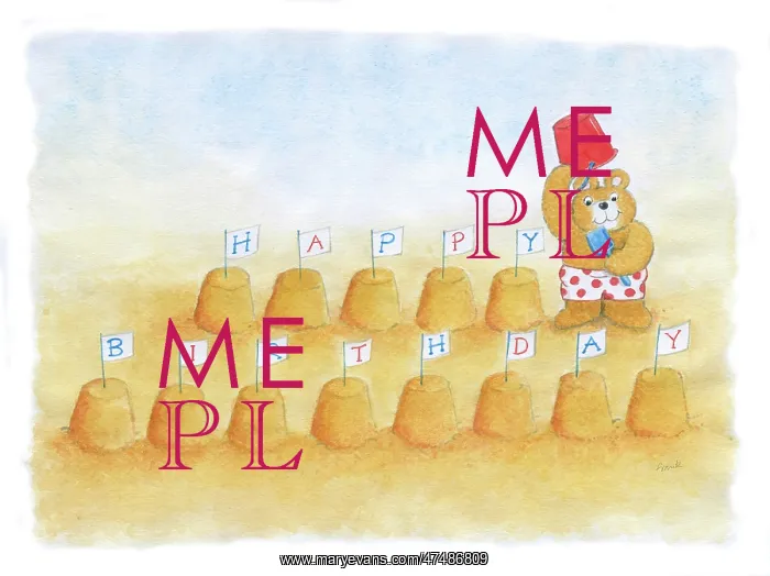 : Happy Birthday Sandcastles : Happy Birthday Sandcastles