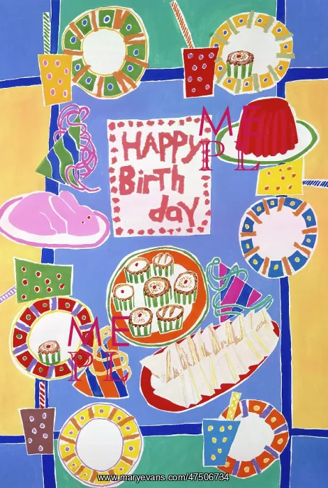 : Happy Birthday Tea Table : Happy Birthday Tea Table