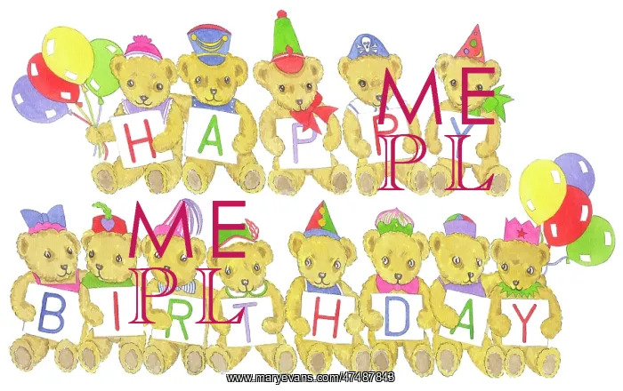 : Happy Birthday Teddy Bears : Happy Birthday Teddy Bears