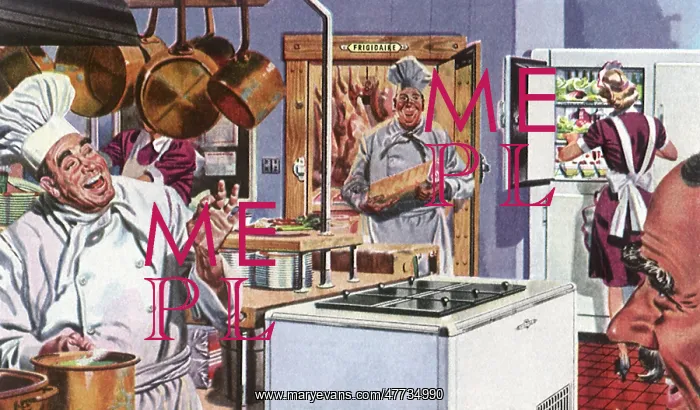 : Happy Chefs in Restaurant Kitchen : Happy Chefs in Restaurant Kitchen